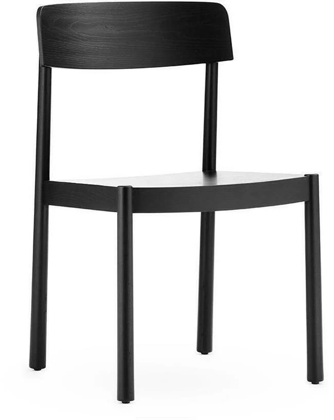 Chaise en bois de frêne noire Timb noir - Normann Copenhagen
