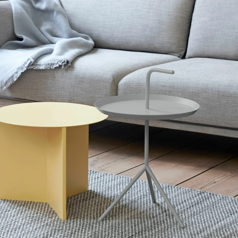 Table d'appoint en métal gris DLM - HAY