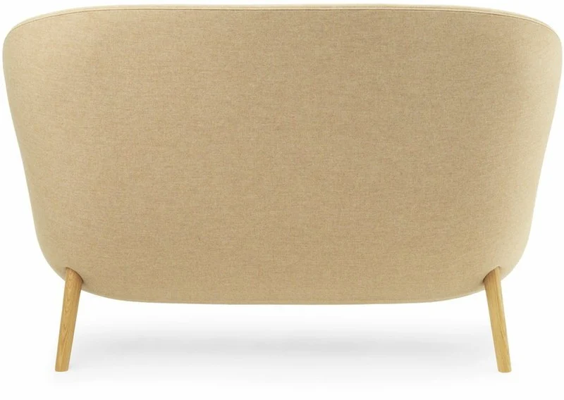 Canapé en chêne et tissu beige 168 cm Hyg - Normann Copenhagen