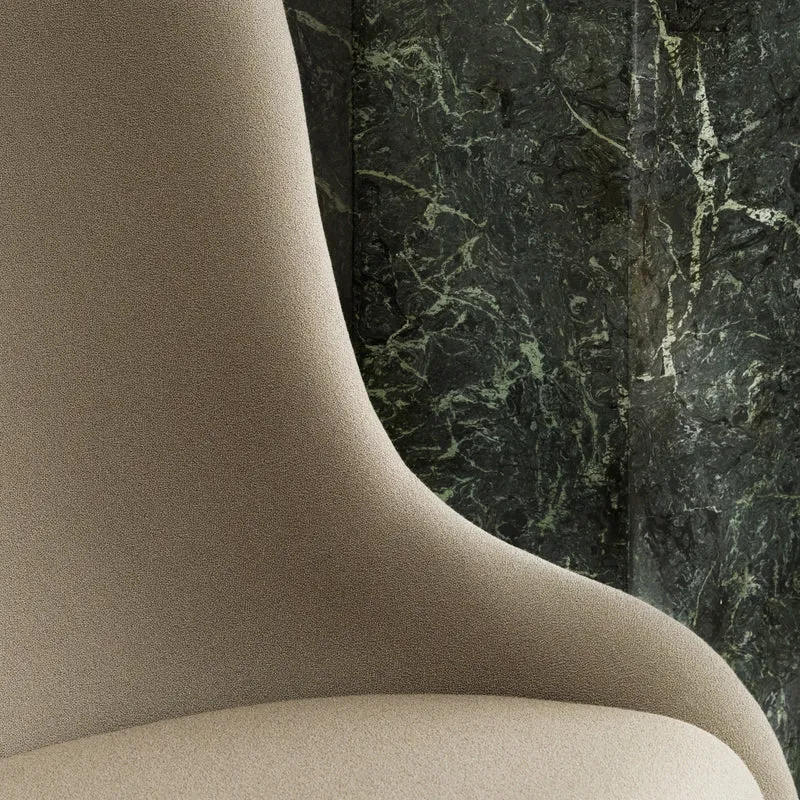 Canapé en chêne et tissu beige 168 cm Hyg - Normann Copenhagen