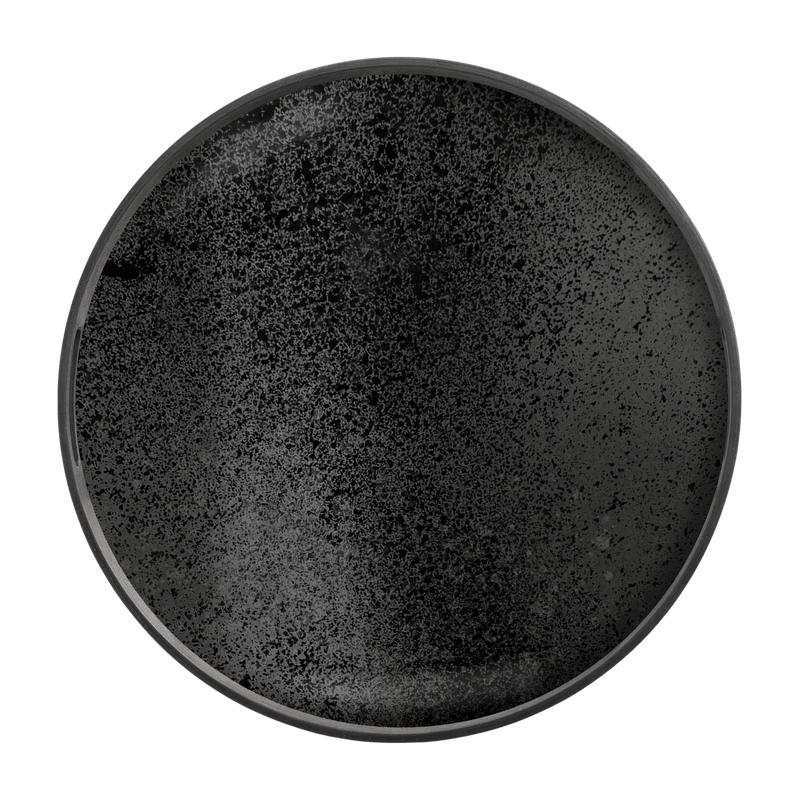 Plateau miroir noir charbon S - Ethnicraft Accessories