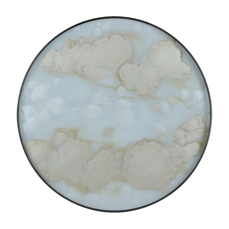 Plateau en verre organique Mist Gold S - Ethnicraft Accessories