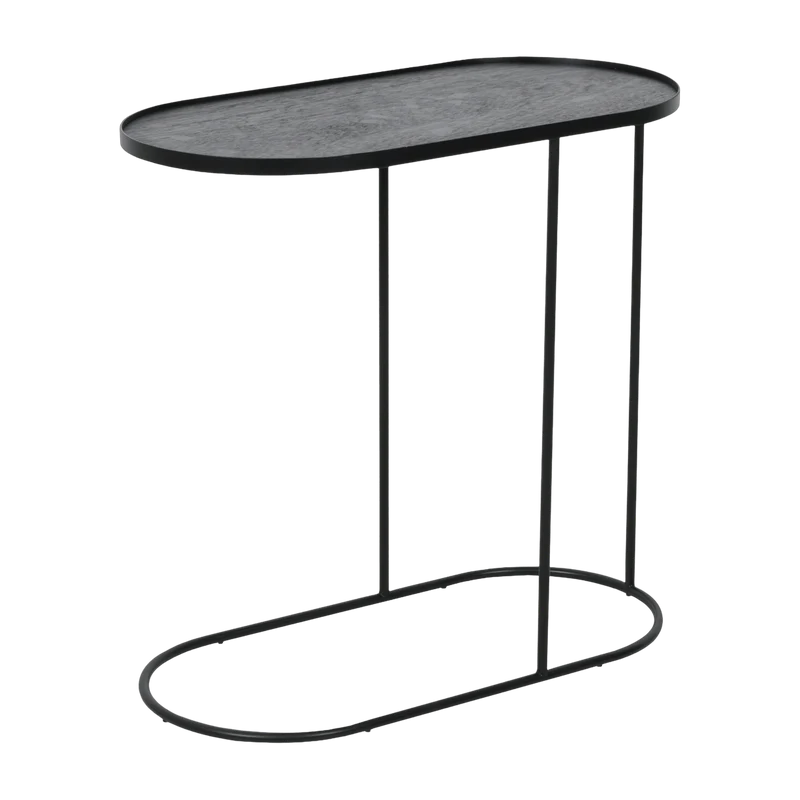 Table d'appoint oblong en métal à plateau M - Ethnicraft Accessories