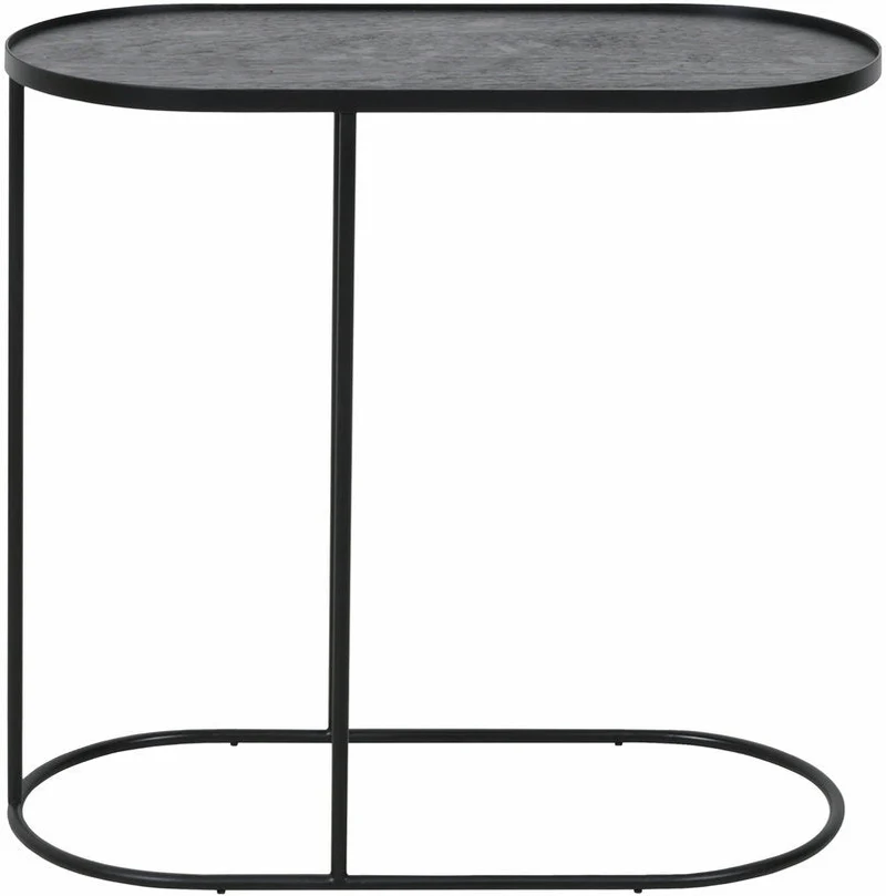 Table d'appoint oblong en métal à plateau M - Ethnicraft Accessories