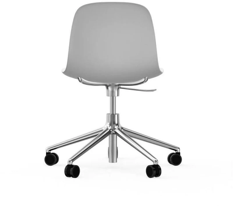 Chaise de bureau en aluminium et pp blanc Form - Normann Copenhagen