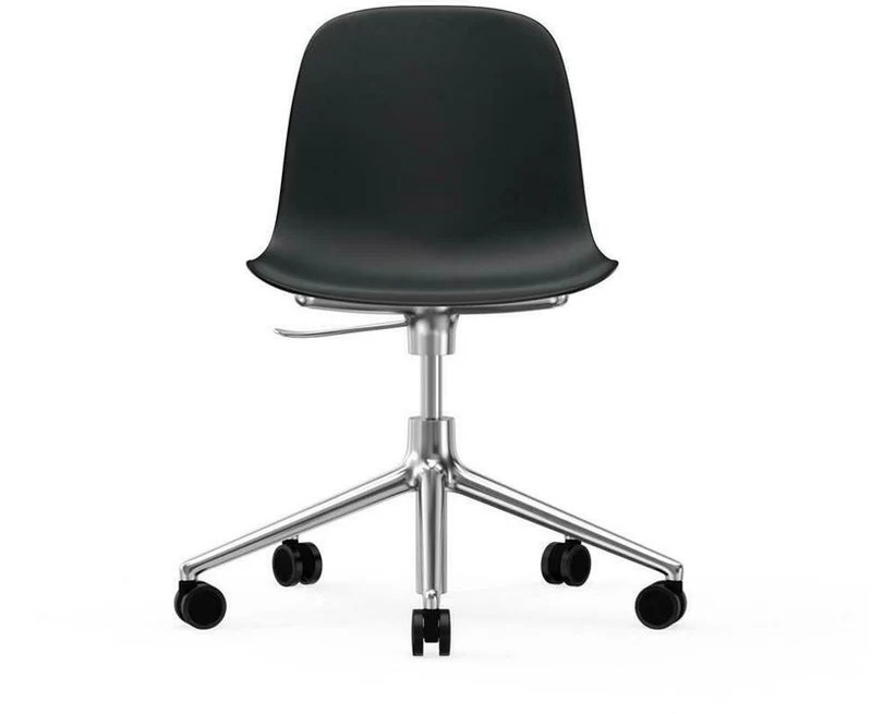 Chaise de bureau en aluminium et pp noir Form - Normann Copenhagen