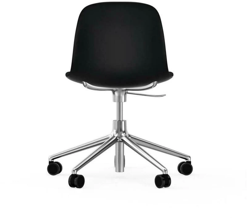 Chaise de bureau en aluminium et pp noir Form - Normann Copenhagen