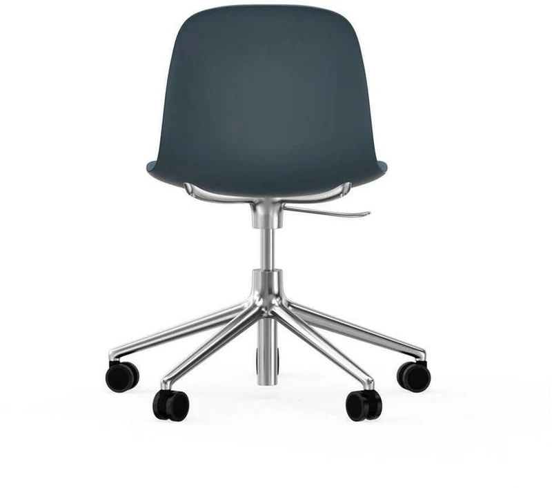 Chaise de bureau en aluminium et pp bleu Form - Normann Copenhagen