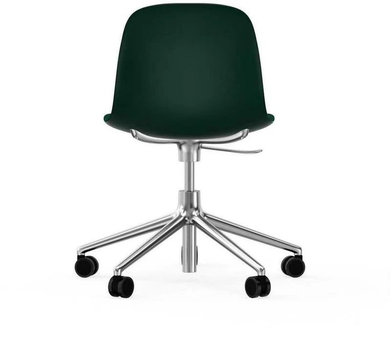 Chaise de bureau en aluminium et pp vert Form - Normann Copenhagen