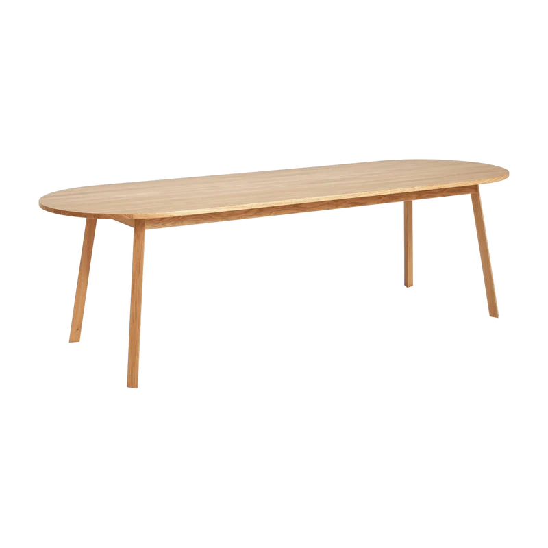 Table en bois de chêne huilé 250 cm Triangle - HAY