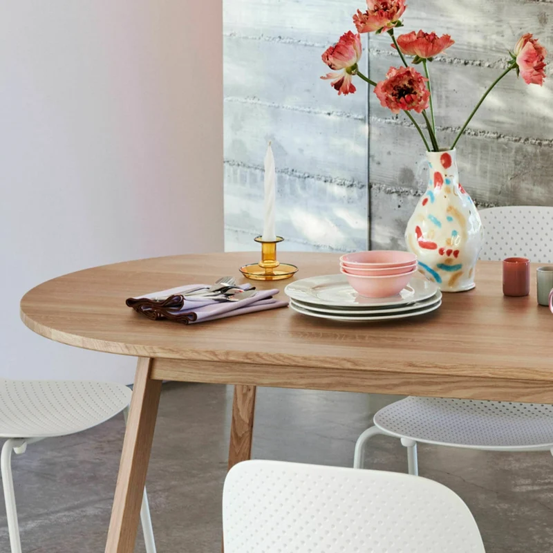 Table en bois de chêne huilé 250 cm Triangle - HAY