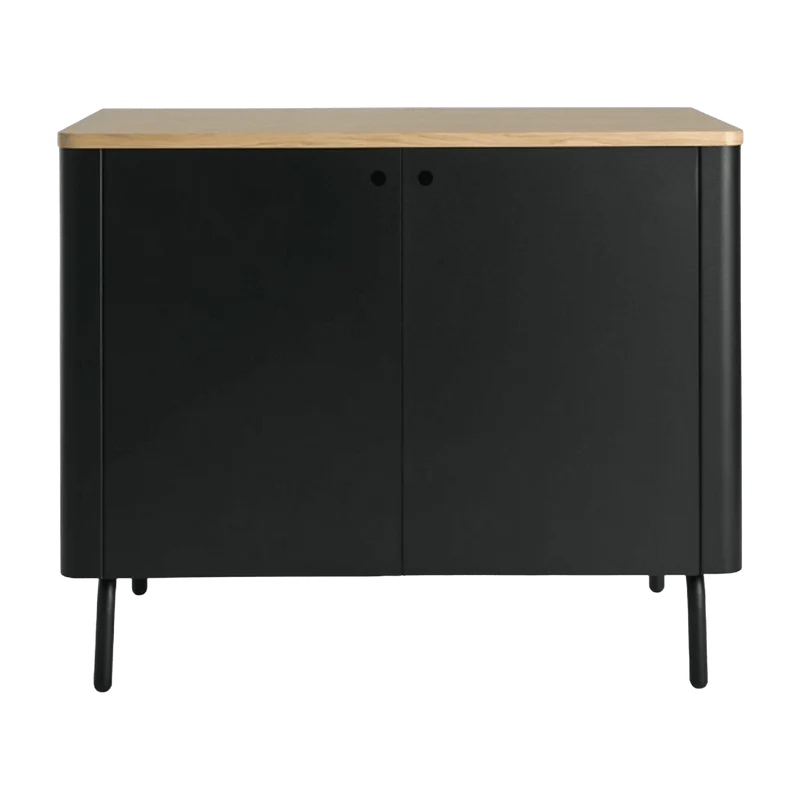 Cabinet en métal noir Edgar - Resistub