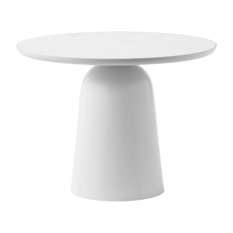 Table basse en acier warm grey Turn table Warm Grey - Normann Copenhagen