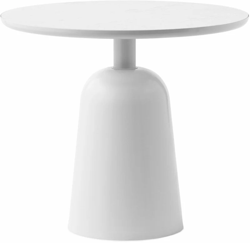 Table basse en acier warm grey Turn table Warm Grey - Normann Copenhagen