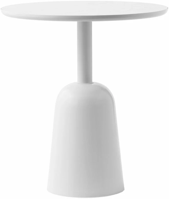 Table basse en acier warm grey Turn table Warm Grey - Normann Copenhagen