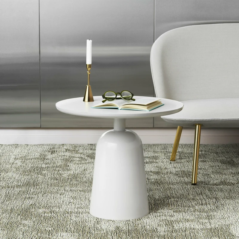 Table basse en acier warm grey Turn table Warm Grey - Normann Copenhagen
