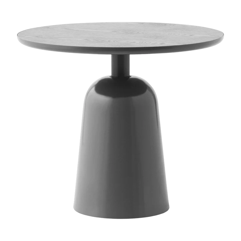 Table basse en acier grise Turn table Grey - Normann Copenhagen