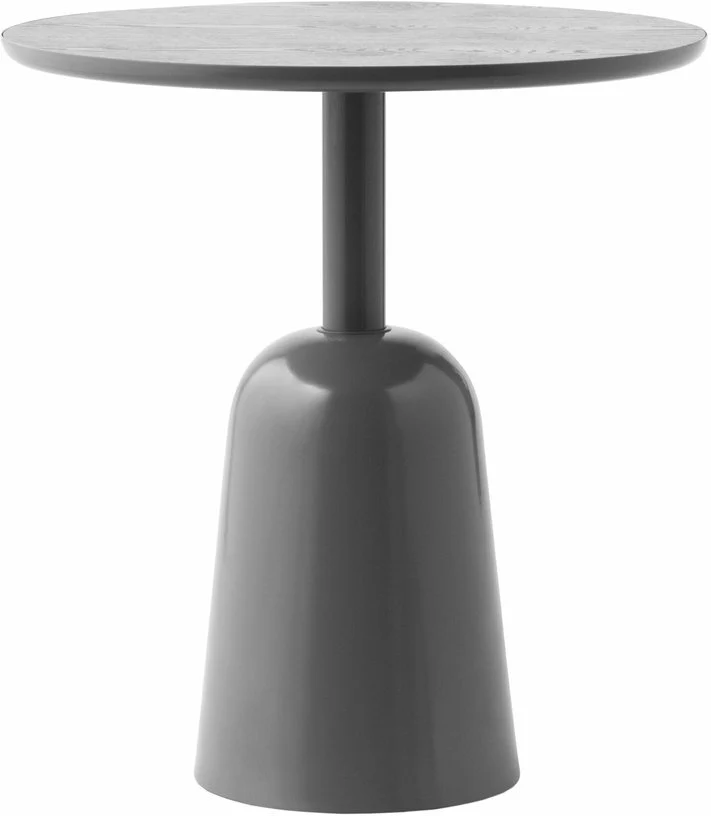 Table basse en acier grise Turn table Grey - Normann Copenhagen