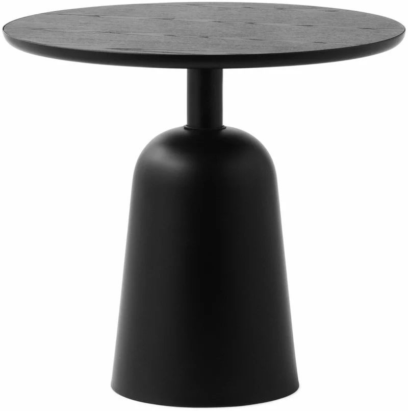 Table basse en acier noire Turn table noir - Normann Copenhagen