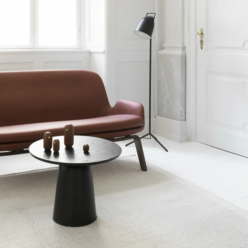 Table basse en acier noire Turn table noir - Normann Copenhagen
