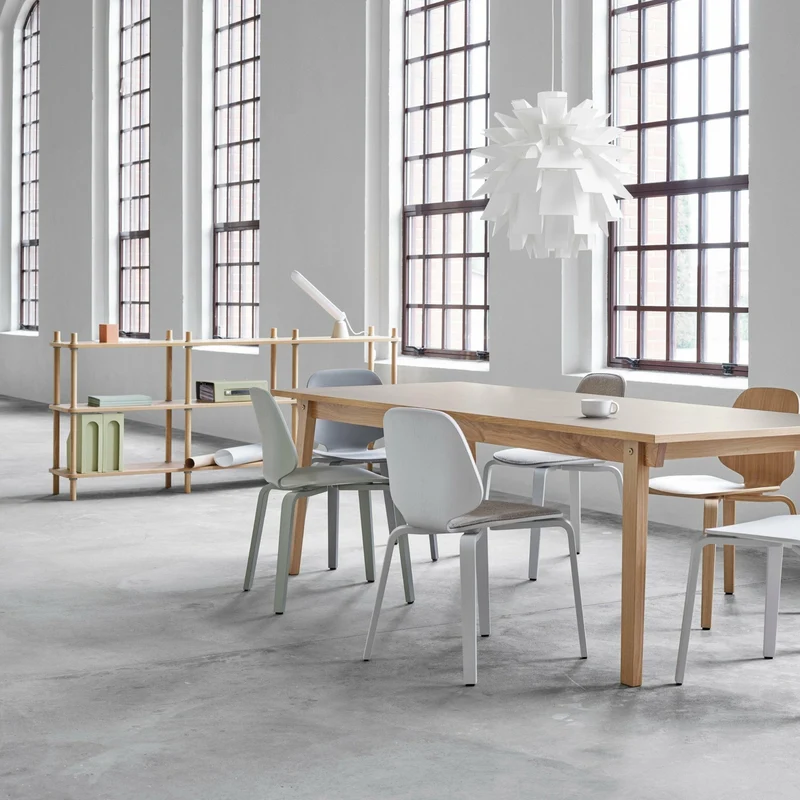 Bibliothèque en bois de chêne 3 étages Jam Oak/grey - Normann Copenhagen