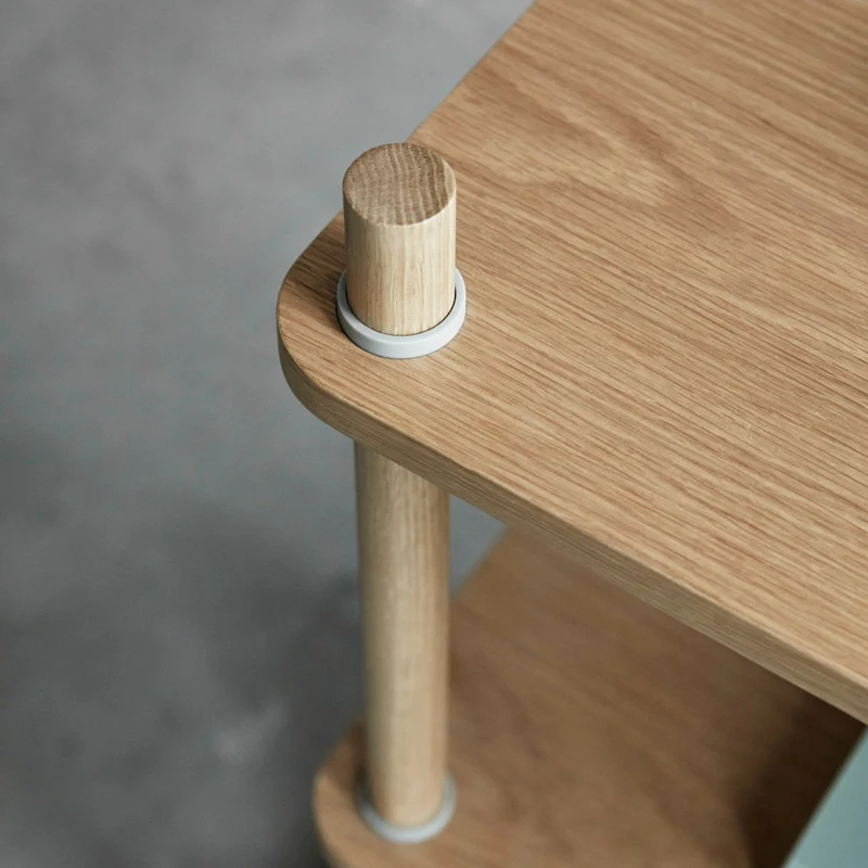 Bibliothèque en bois de chêne 3 étages Jam Oak/grey - Normann Copenhagen