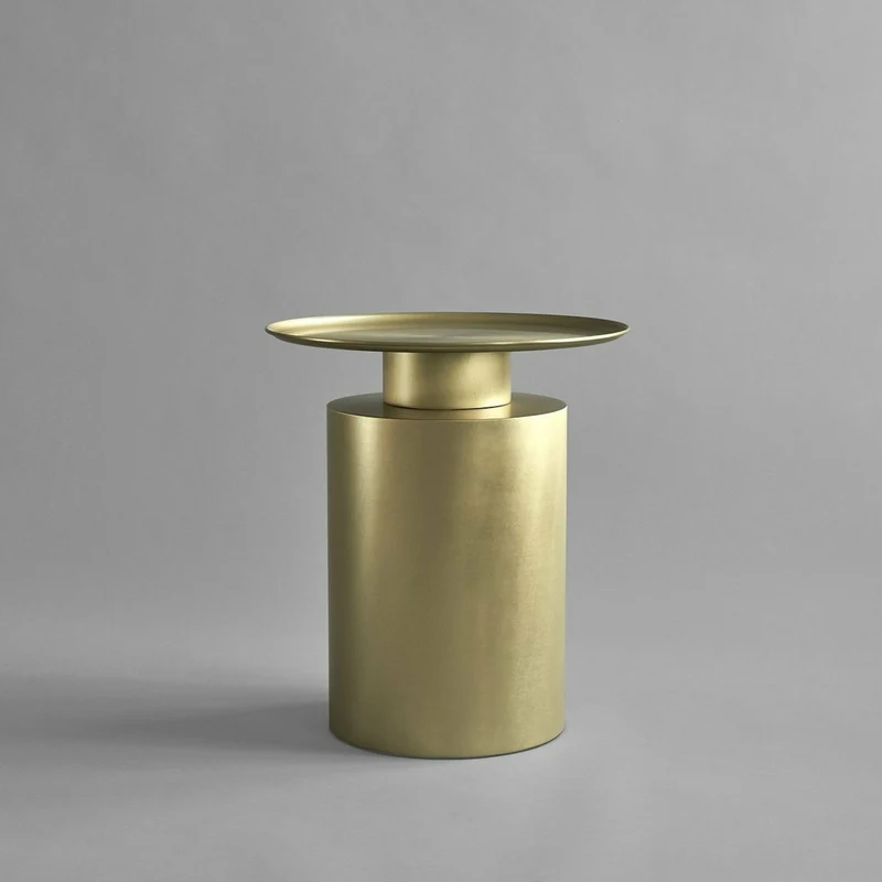 Table basse en laiton 50 cm Pillar - 101 Copenhagen