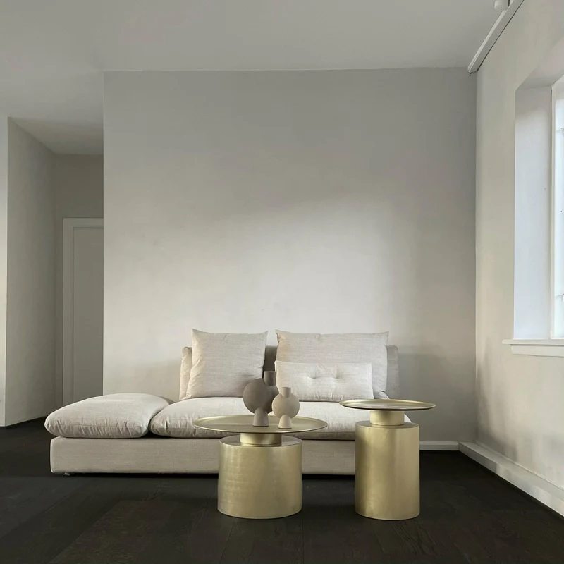 Table basse en laiton 50 cm Pillar - 101 Copenhagen