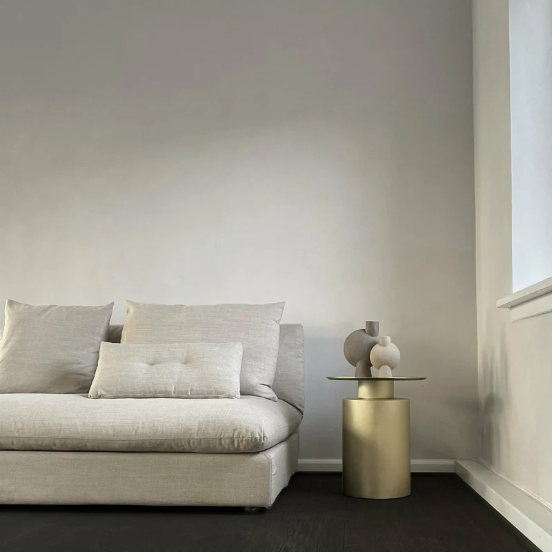 Table basse en laiton 50 cm Pillar - 101 Copenhagen