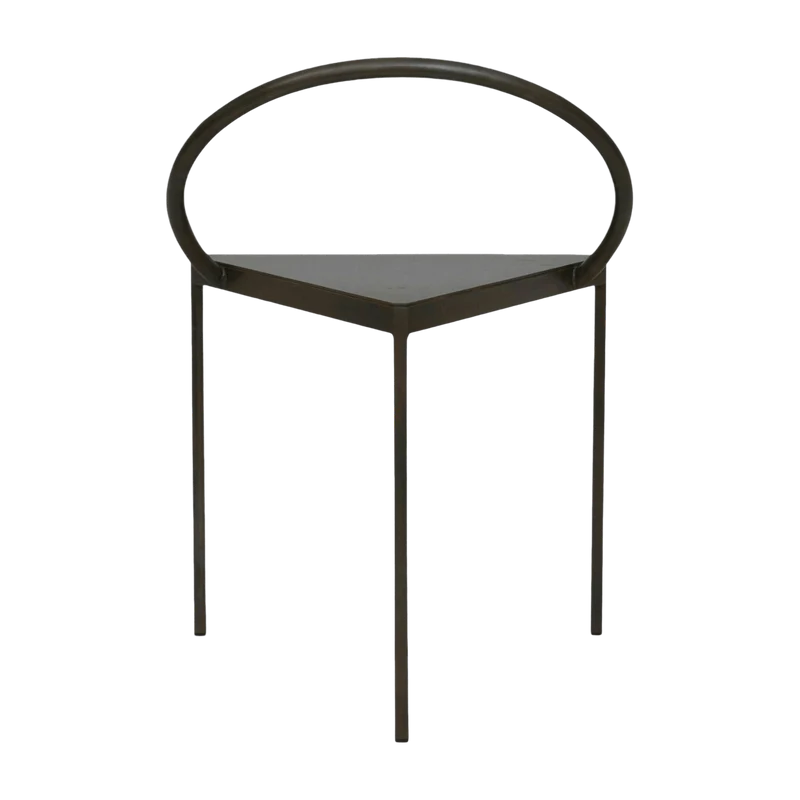 Chaise en acier noir Triangolo - Frama