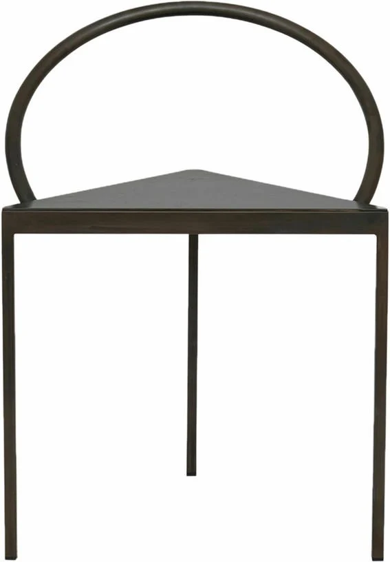 Chaise en acier noir Triangolo - Frama