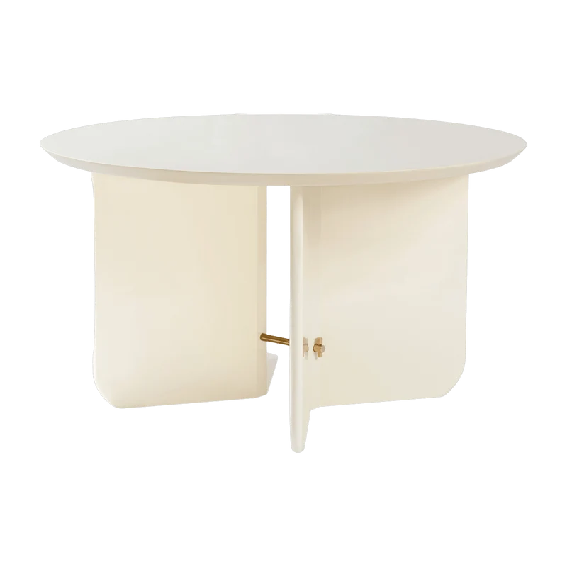 Table basse laquée ivoire Large Be Good - Red Edition