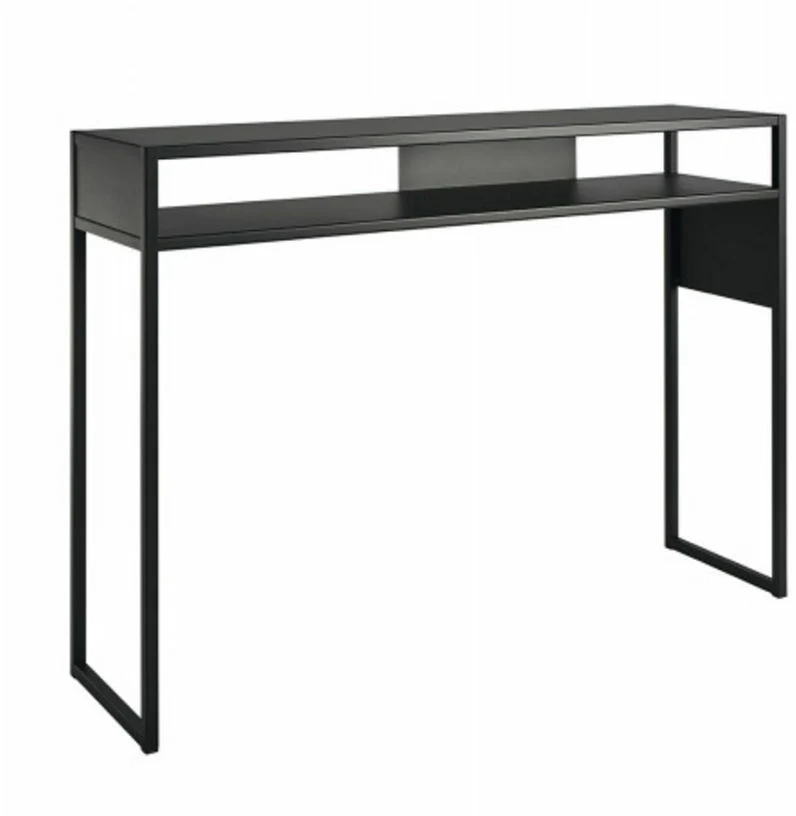 Console 90 cm en métal noir Arlequin - Resistub