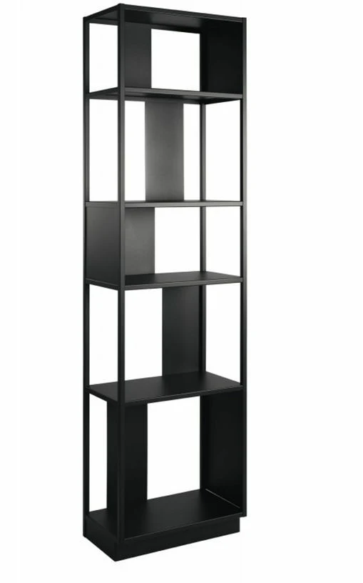 Bibliothèque en métal noir 55 cm Arlequin - Resistub