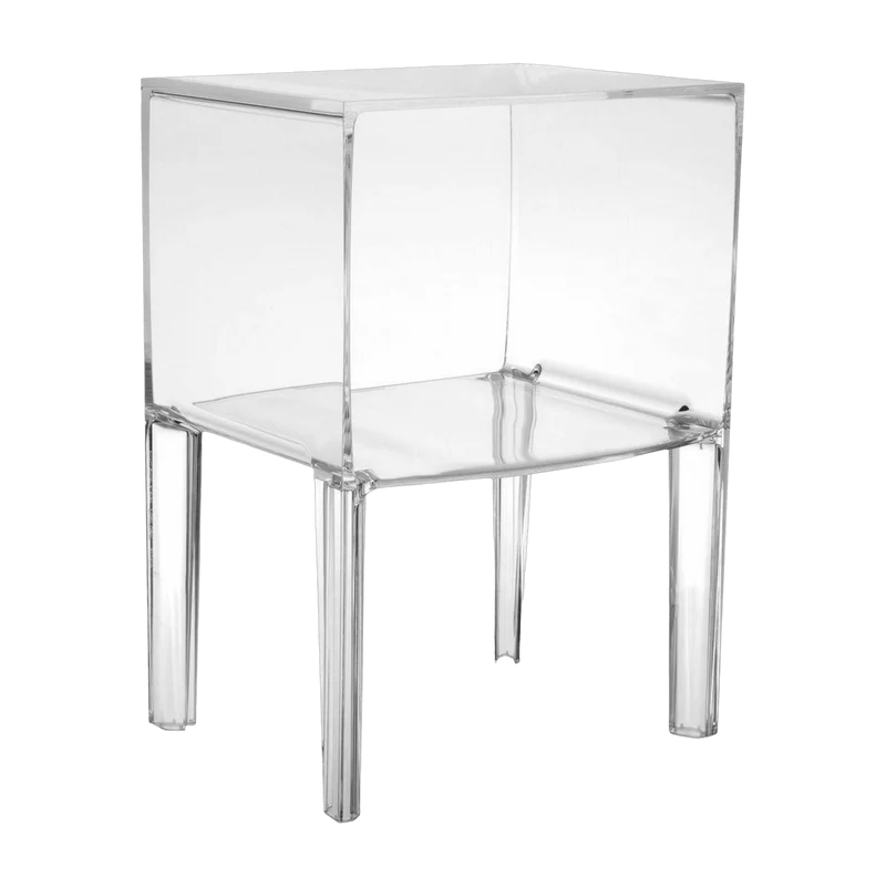 Table de chevet transparente Ghost Buster piccolo - Kartell