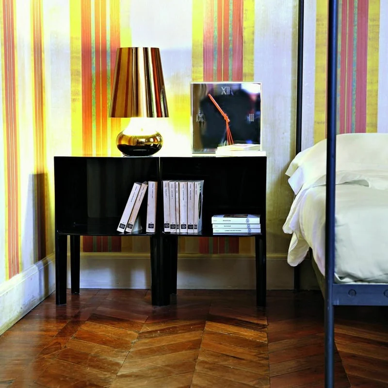 Table de chevet transparente Ghost Buster piccolo - Kartell