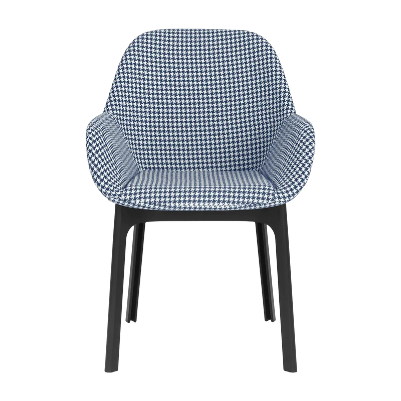 Chaise avec accoudoirs bleu Clap - Kartell
