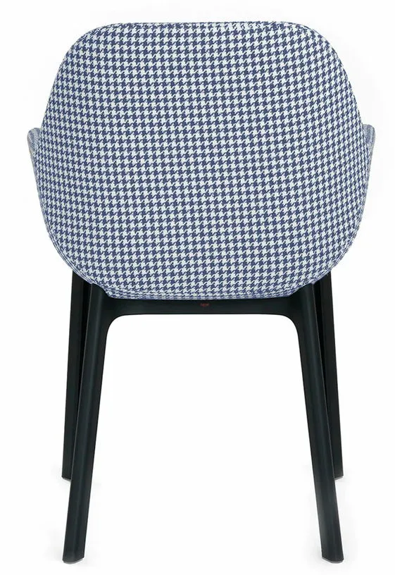 Chaise avec accoudoirs bleu Clap - Kartell