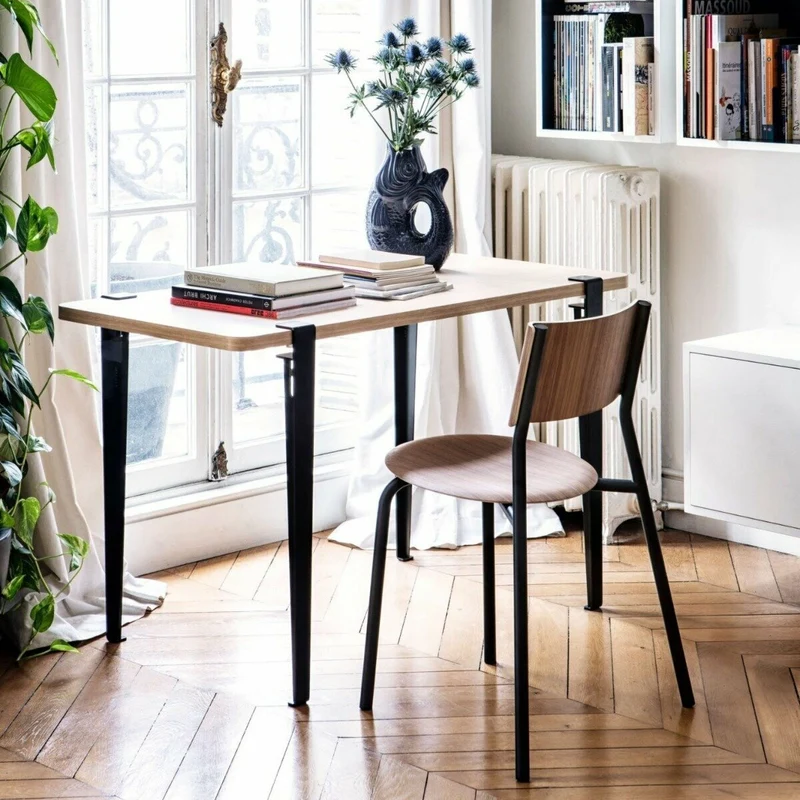 Chaise en bois de noyer noir graphite SSD - TIPTOE