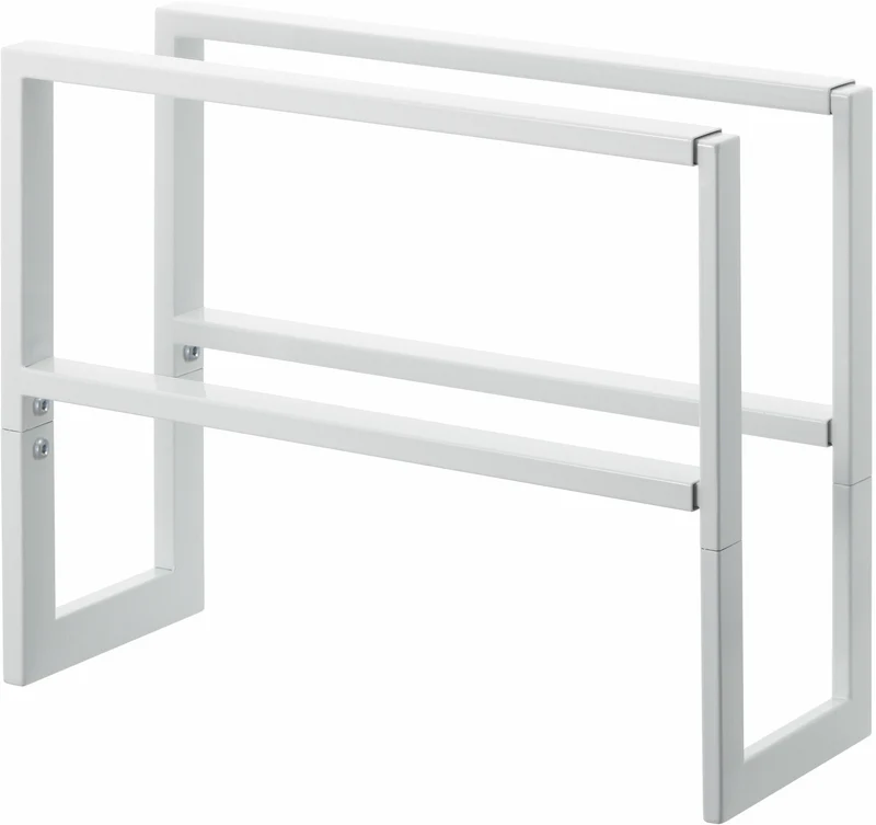 Etagère à chaussures blanche 2 niveaux - Yamazaki