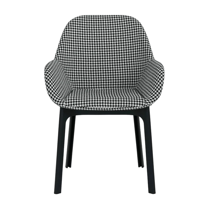 Chaise avec accoudoirs noir Clap - Kartell