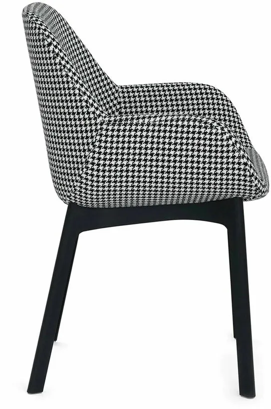 Chaise avec accoudoirs noir Clap - Kartell