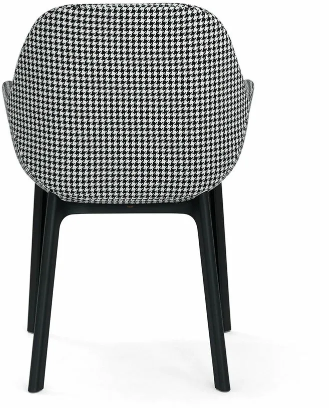 Chaise avec accoudoirs noir Clap - Kartell
