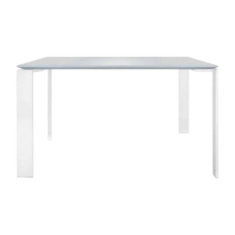 Table à manger blanc 128x128 Four tavolo - Kartell