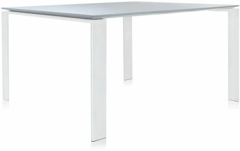 Table à manger blanc 128x128 Four tavolo - Kartell