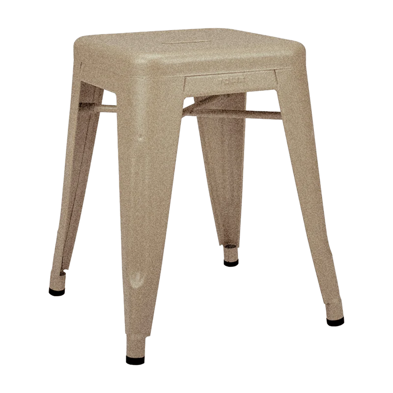 Tabouret en acier H45 Sable mat - Tolix