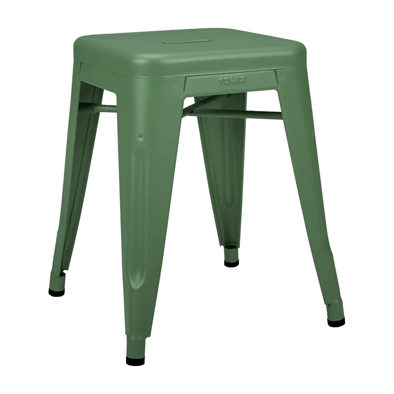 Tabouret en acier H45 Romarin mat fine texture - Tolix