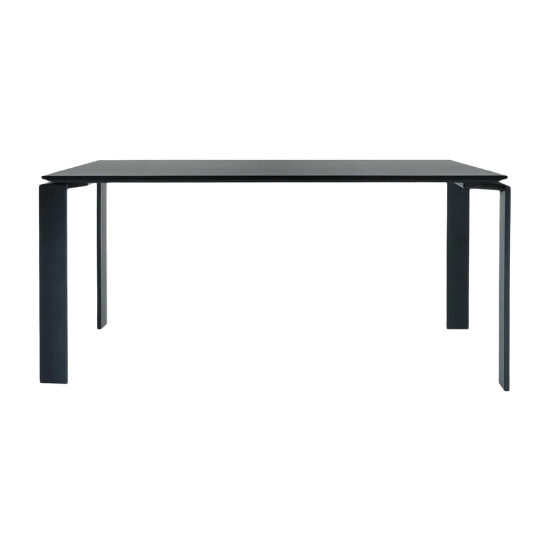 Table à manger noir 158x79 Four tavolo - Kartell