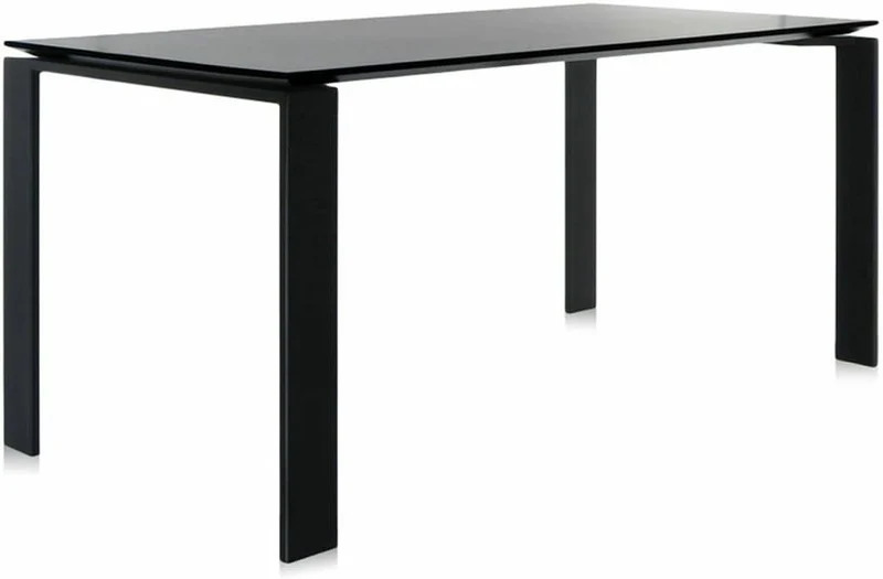 Table à manger noir 158x79 Four tavolo - Kartell