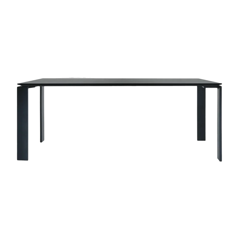 Table à manger noir 190x79 Four tavolo - Kartell